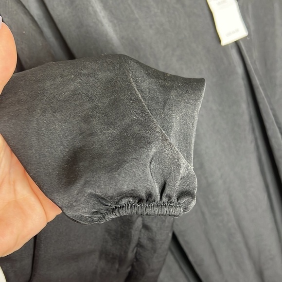 NWT American Eagle Black Faux Wrap BodySuit - Picture 6 of 12